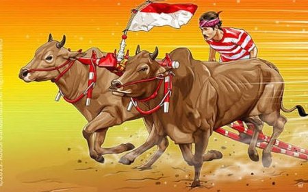 Karapan Sapi, Indonesian Madurese Traditional Cattle Race